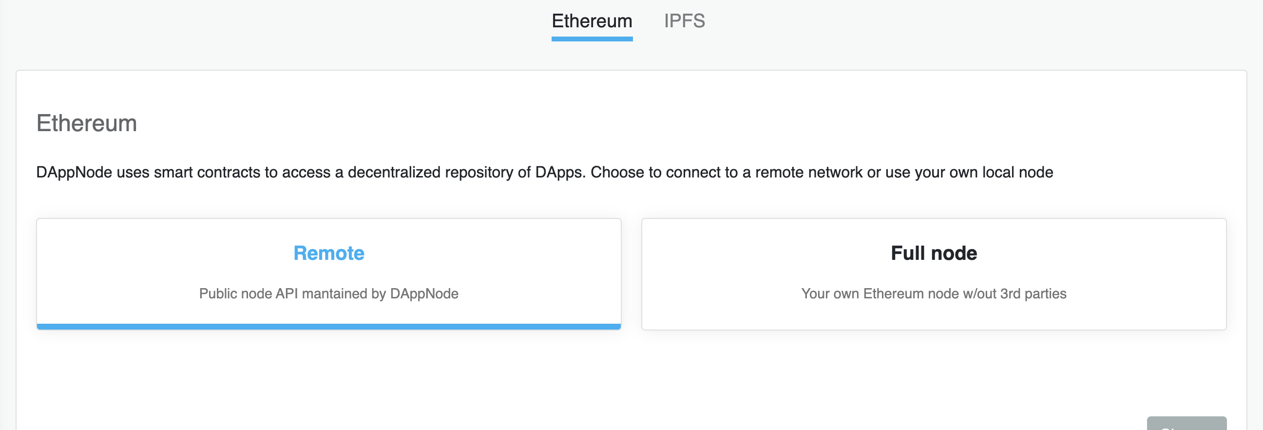 ethereum-remote-node